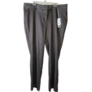 LANE BRYANT the Allie Black & White Boot Cut Pants, Size 24 sexy stretch plus